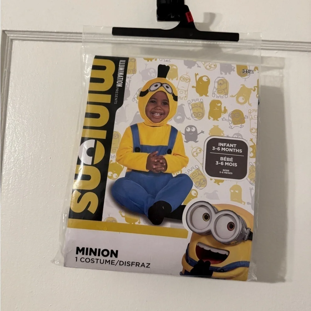 Minion Costume infants 3-6 months NWT